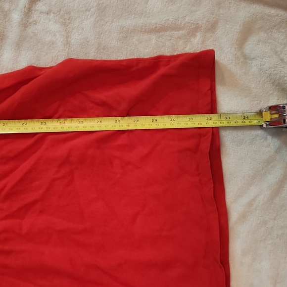 Red Zara exposed stomach tshirt dress - Picture 8 of 8